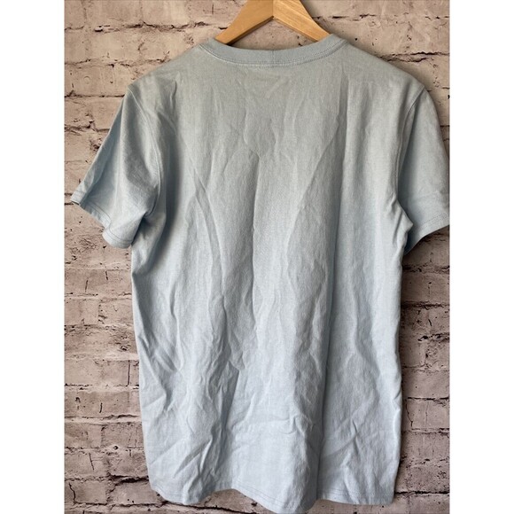 Carhartt Womens Blue T-Shirt Loose Fit S Logo Casual Summer Comfort Work - Picture 4 of 4